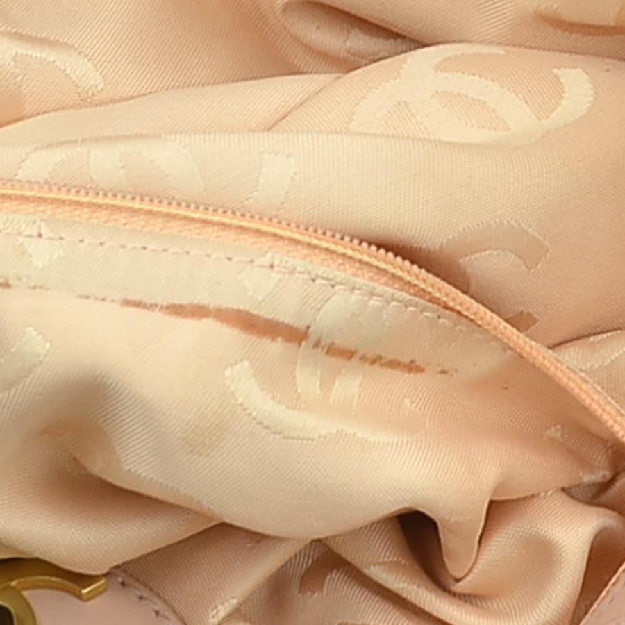 シャネル CHANEL ショルダーバッグ トートバッグ ラフィア/レザー ピンクベージュ_11