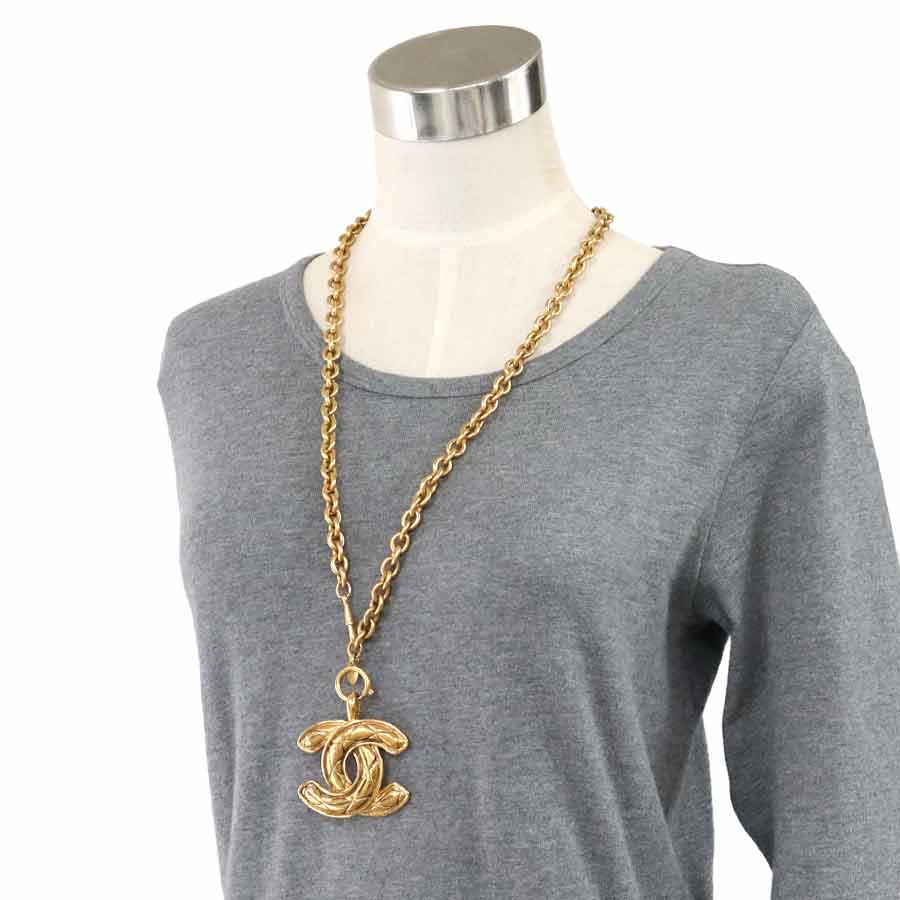 CHANEL（シャネル） ネックレス ココマーク メタル ゴールド