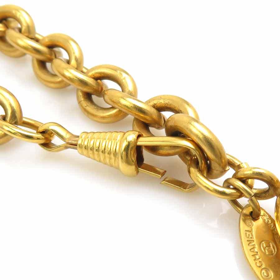 CHANEL（シャネル） ネックレス ココマーク メタル ゴールド