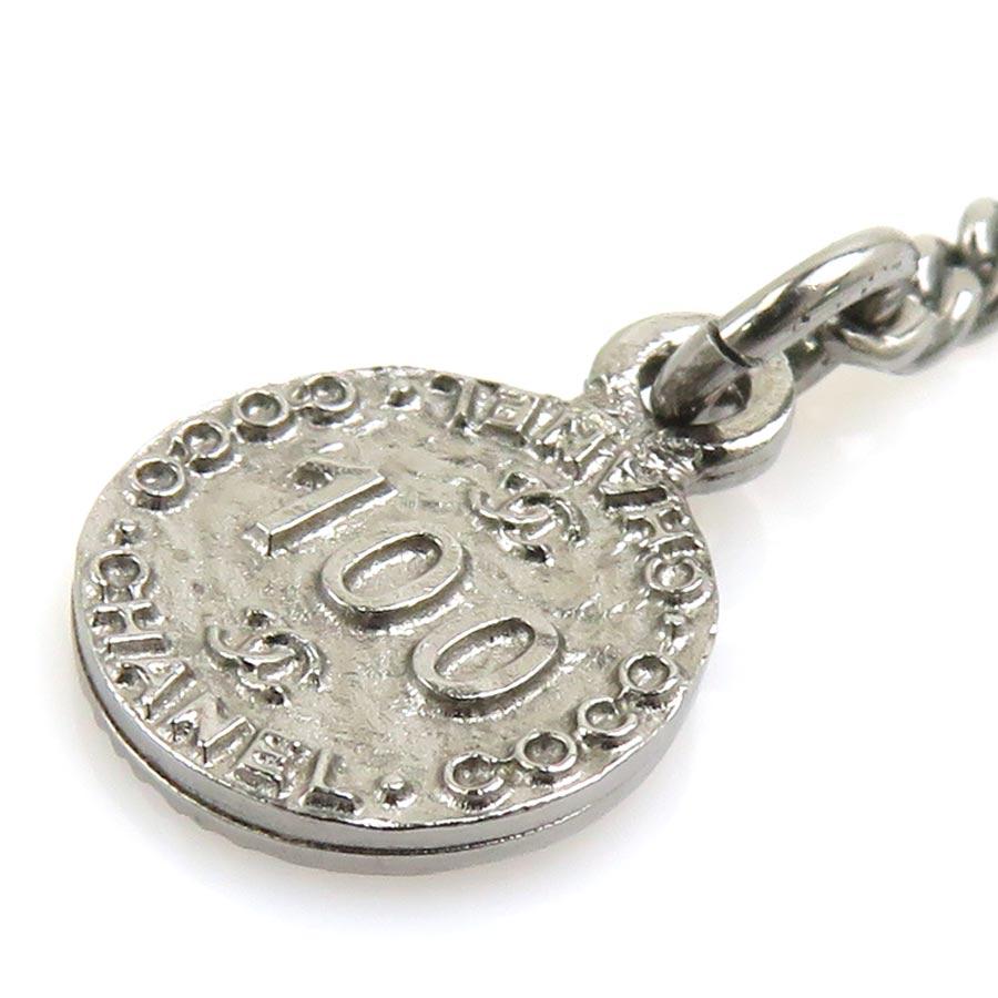シャネル CHANEL ネックレス クロスボーン ガンメタル MBZ1054