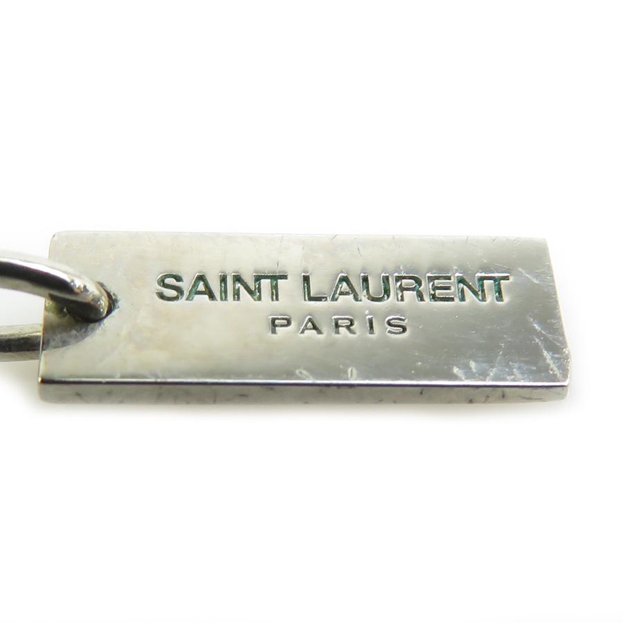 サンローラン SAINT LAURENT ネックレス メタル シルバー_6