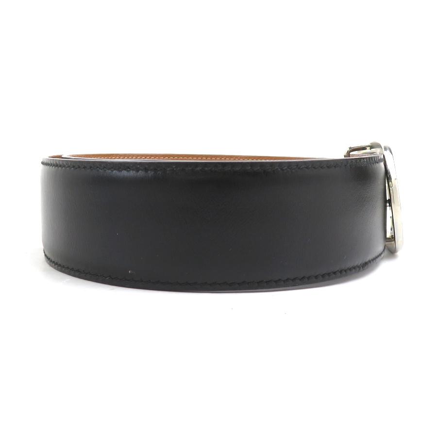 美品 GUCCI グッチ Gロゴ シルバーバックル レザー 細ベルト 即日発送 GUCCI（グッチ） ベルト Gロゴ レザー/メタル ブラック/シルバー