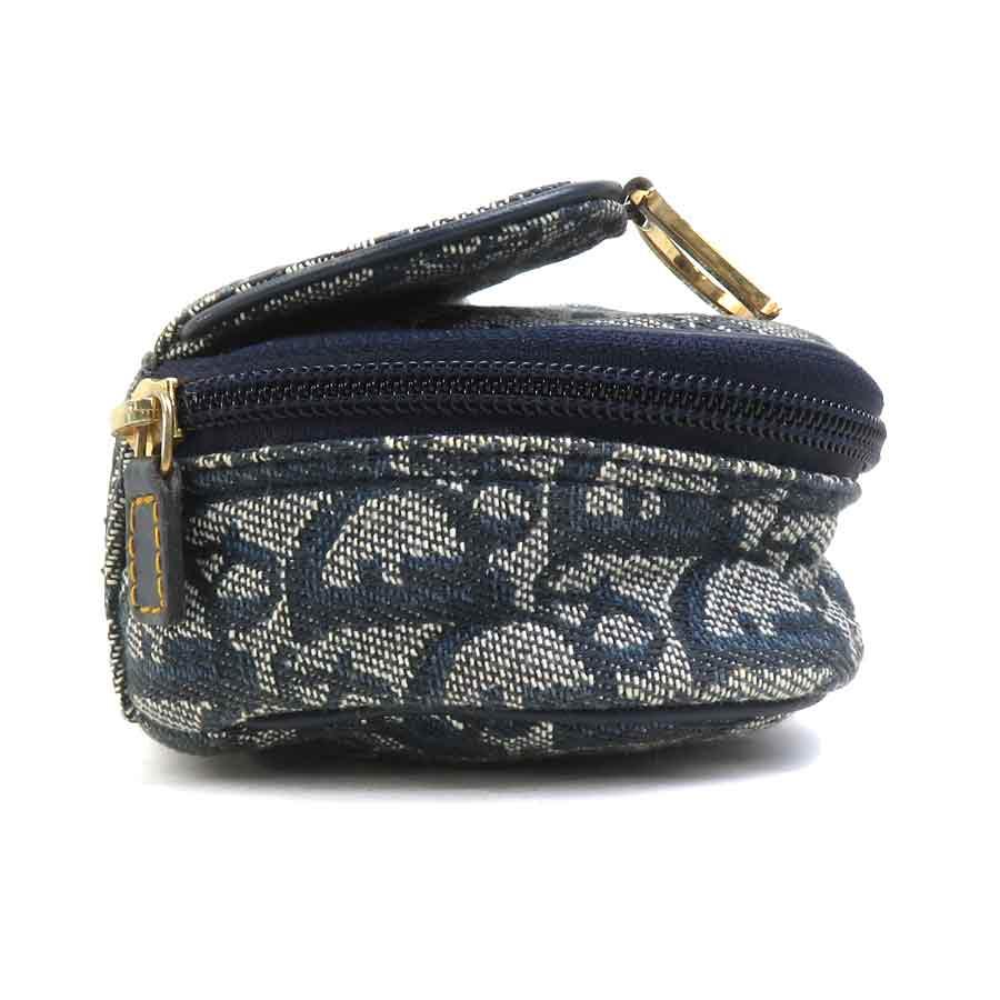 クリスチャンディオール Christian Dior ポーチ トロッター キャンバス