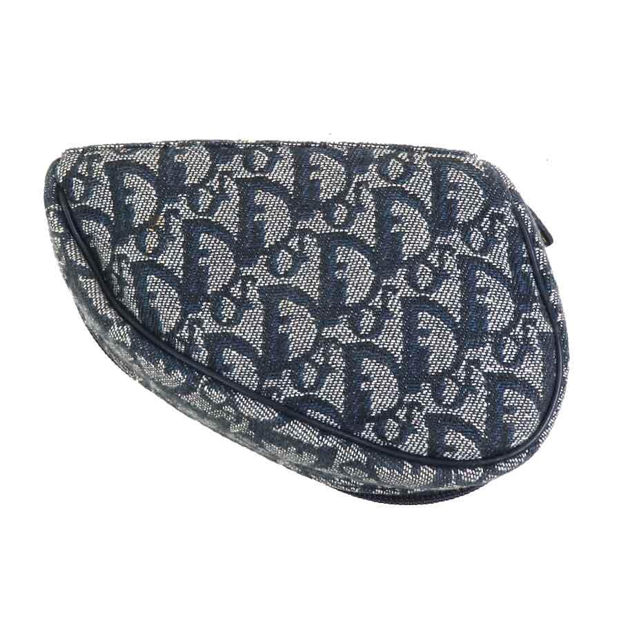 クリスチャンディオール Christian Dior ポーチ トロッター キャンバス