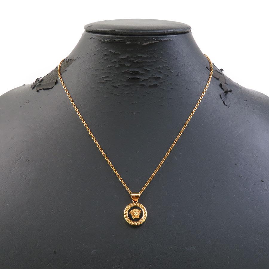 ヴェルサーチ VERSACE ネックレス メデューサ メタル ゴールド
