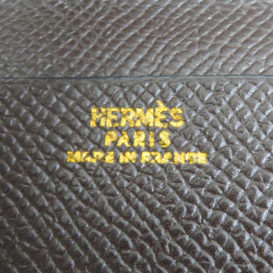 HERMES（エルメス） 手帳カバー レザー ダークブラウン : ブランド