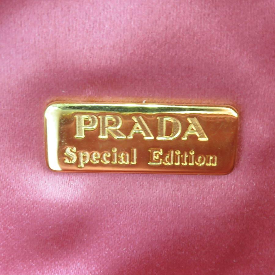 PRADA（プラダ） ポーチ サテン ピンク : ブランドバリュー - 通販