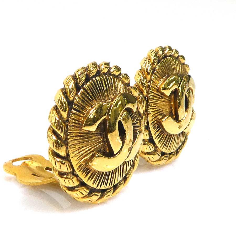 シャネル CHANEL イヤリング ロゴ ゴールド シャネル CHANEL ピアス ココマーク ロゴイヤリング CHANEL EARRINGS