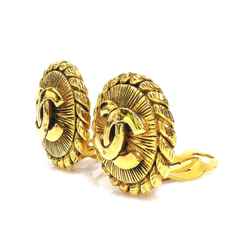 シャネル  イヤリング ゴールド  CHANEL シャネル CHANEL ピアス ココマーク ロゴイヤリング CHANEL EARRINGS
