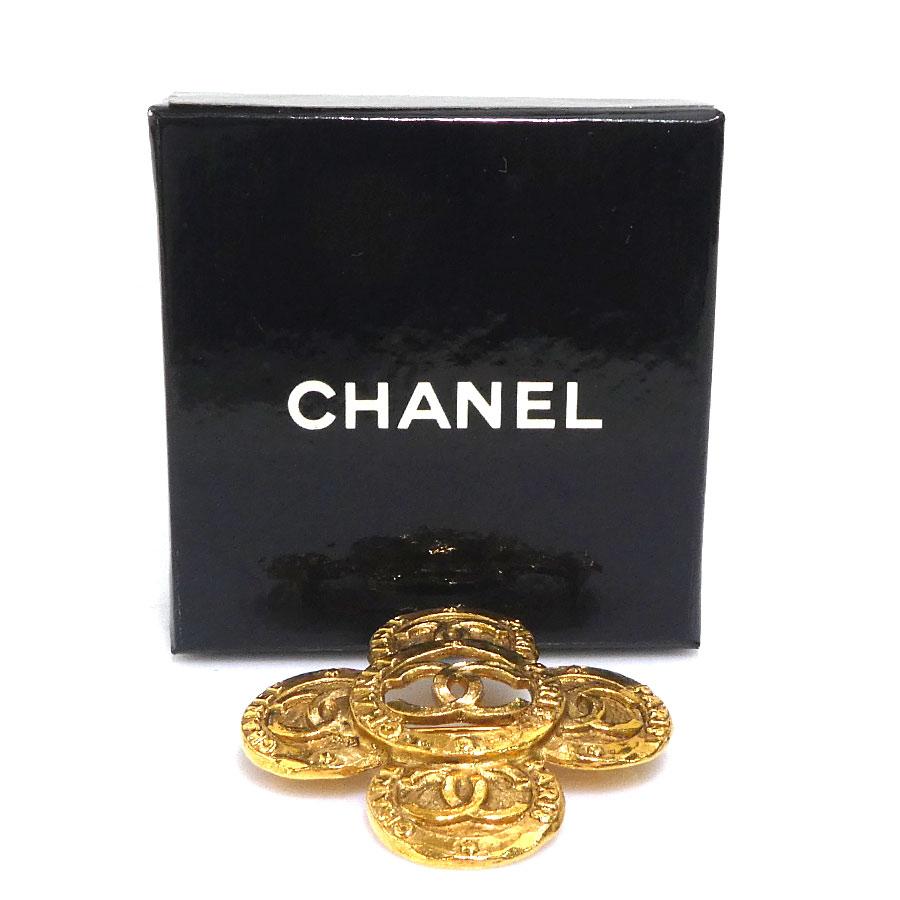 CHANEL（シャネル） ブローチ ココマーク メタル ゴールド : ブランド
