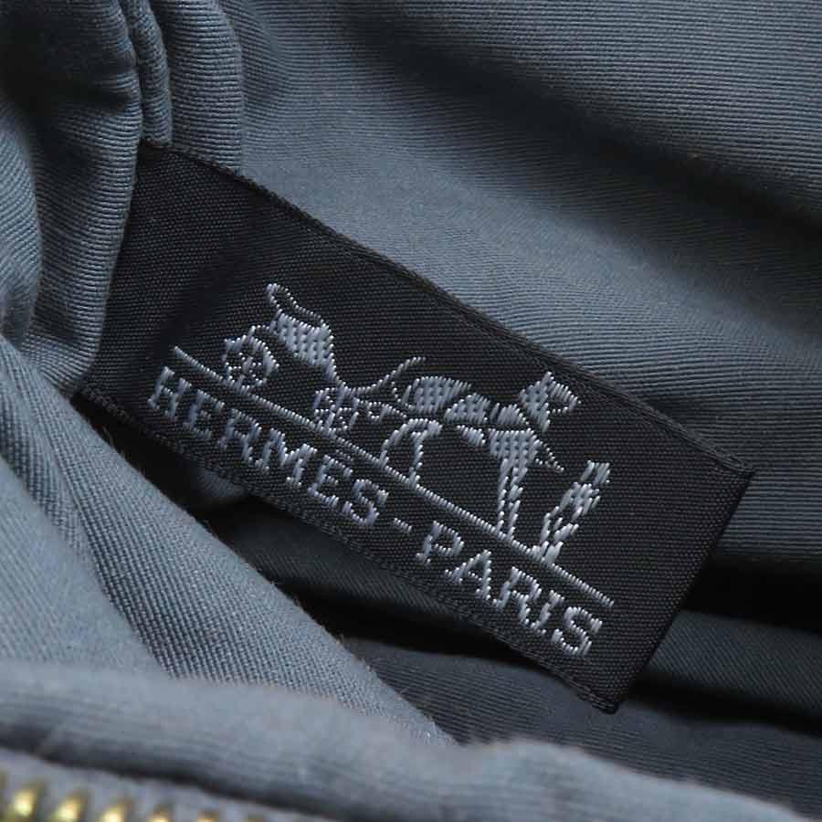 HERMES（エルメス） ポーチ ボリードポーチ コットン グレー