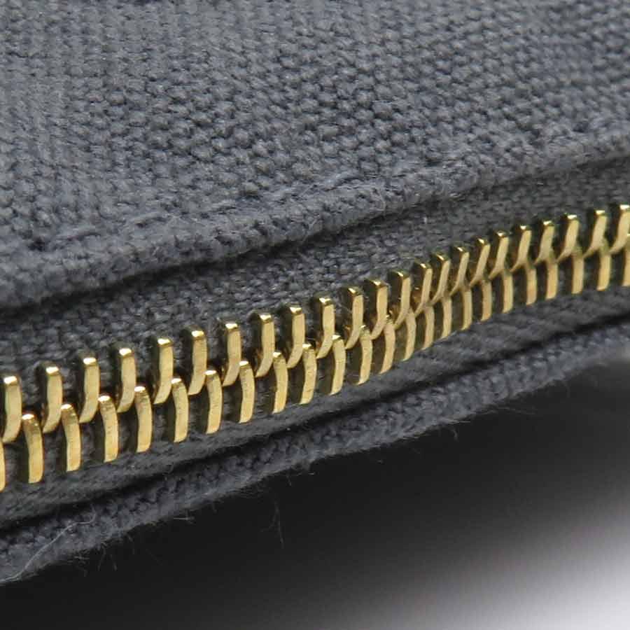 HERMES（エルメス） ポーチ ボリードポーチ コットン グレー