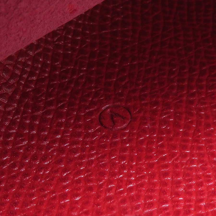 HERMES（エルメス） 手帳カバー レザー ネイビー/レッド : ブランド