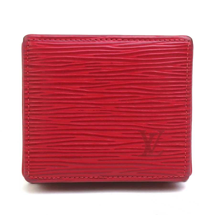美品！ルイヴィトン エピ ポルトモネワット ケース 赤 レッド LOUIS VUITTON（ルイ・ヴィトン） ルイ ヴィトン コインケース エピ