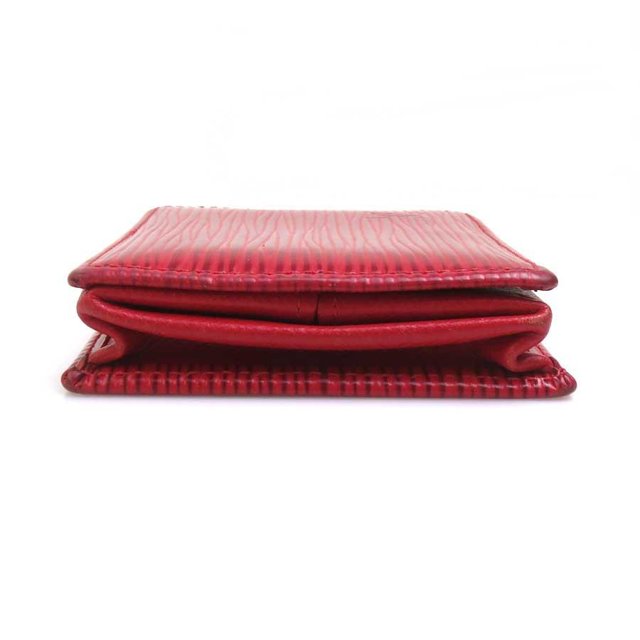 美品！ルイヴィトン エピ ポルトモネワット ケース 赤 レッド LOUIS VUITTON（ルイ・ヴィトン） ルイ ヴィトン コインケース エピ