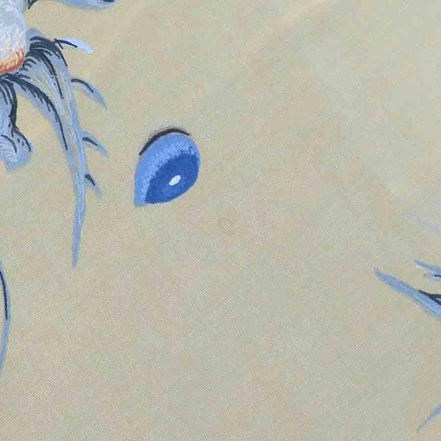HERMES（エルメス） スカーフ シルク イエロー/マルチカラー