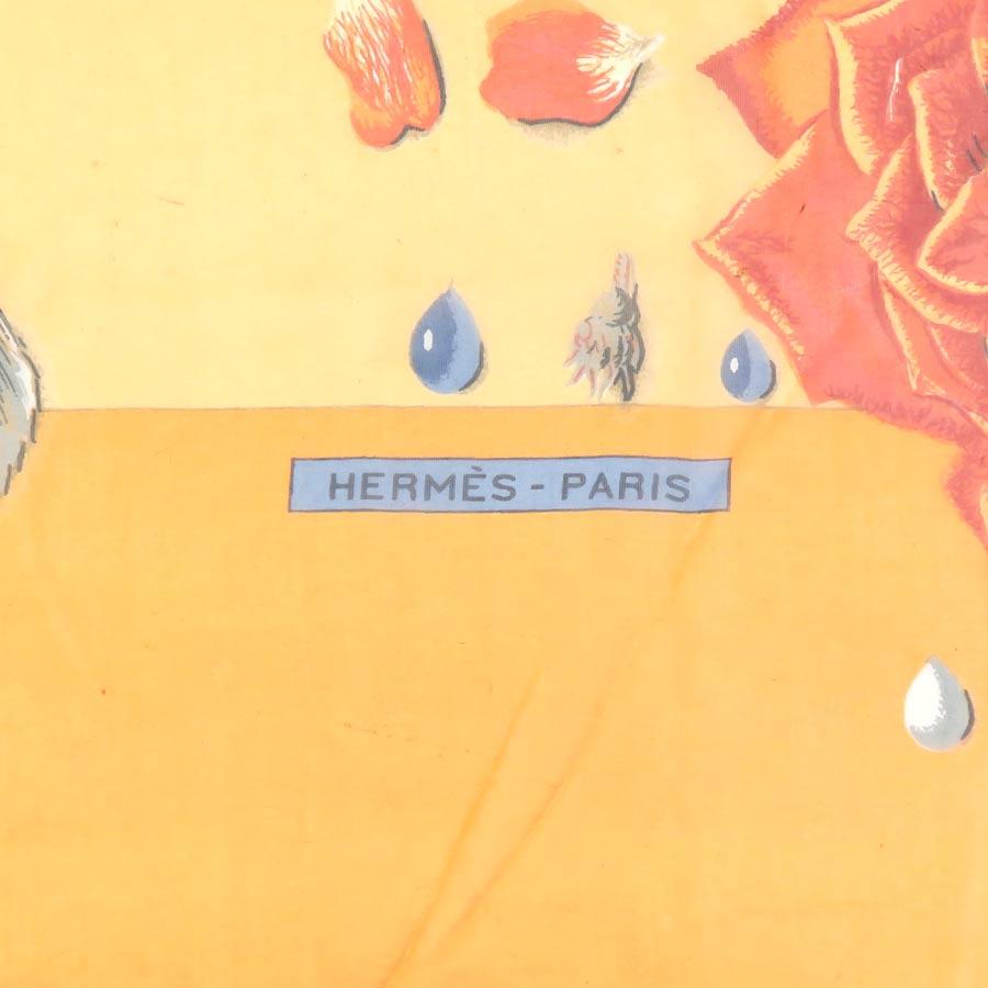 HERMES（エルメス） スカーフ シルク イエロー/マルチカラー