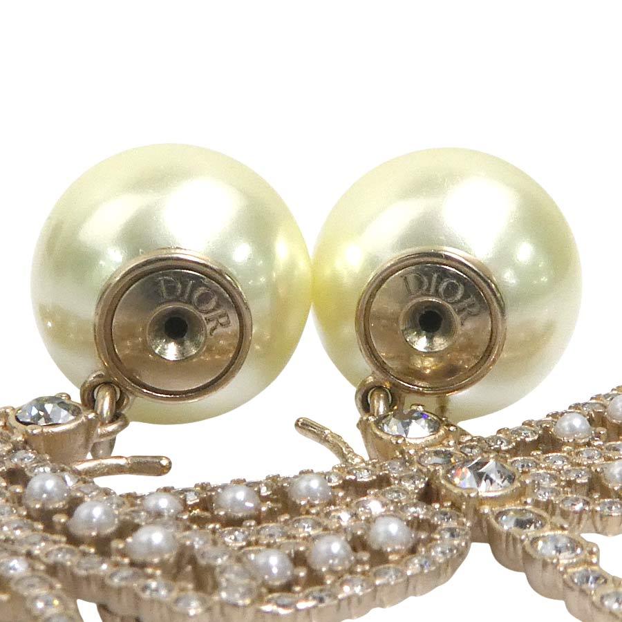 Diorピアス クリスチャンディオール Christian Dior ピアス とんぼ メタル