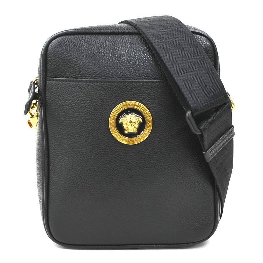 ヴェルサーチ VERSACE 斜め掛けショルダーバッグ メデューサ レザー