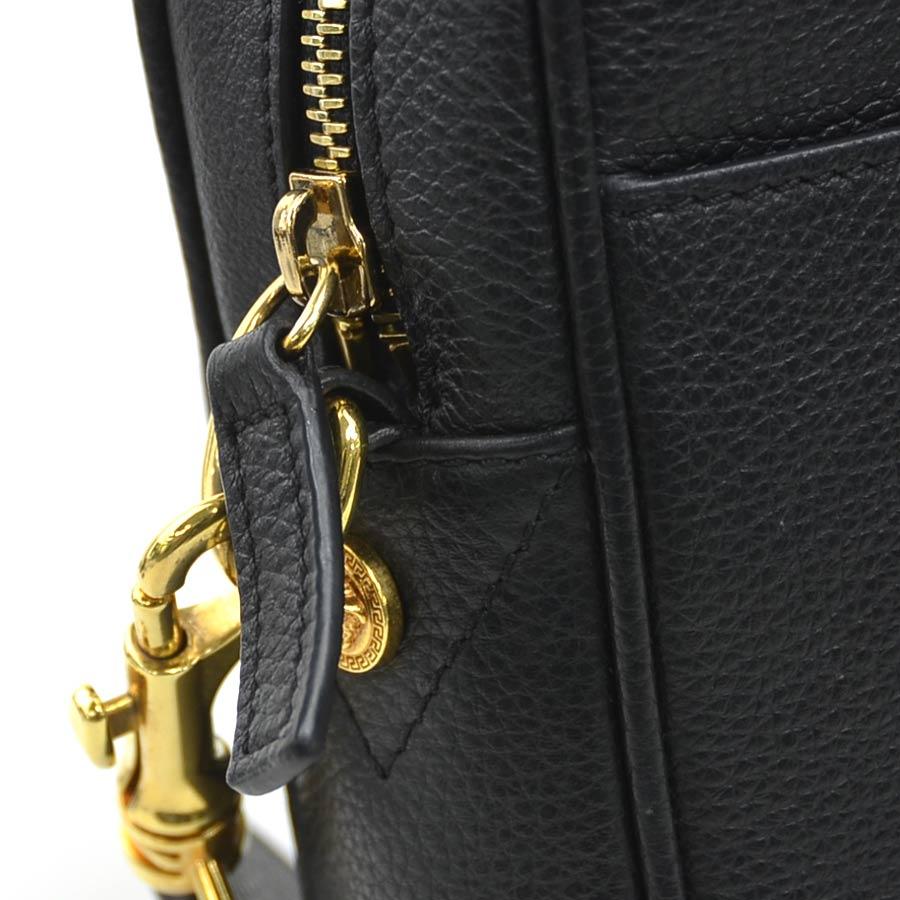 ヴェルサーチ VERSACE 斜め掛けショルダーバッグ メデューサ レザー