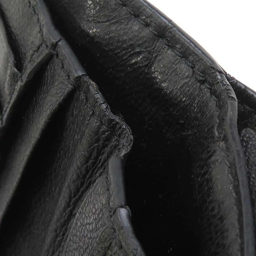 BALENCIAGA（バレンシアガ） 二つ折り財布 レザー ブラック : ブランド