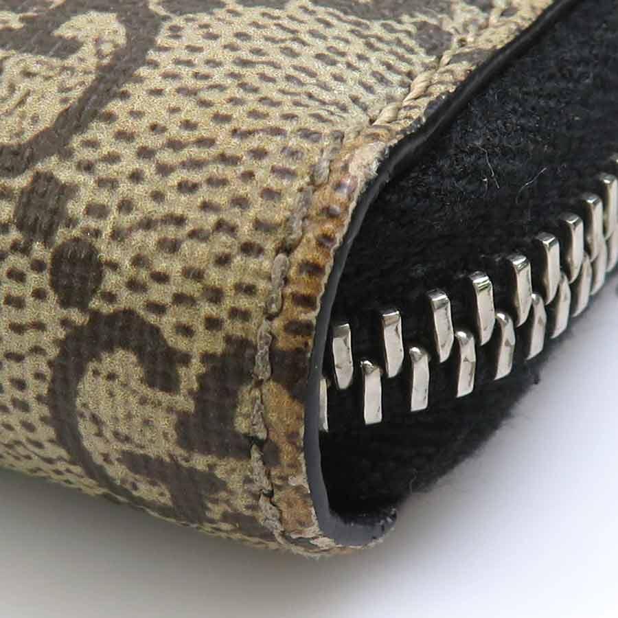 GUCCI（グッチ） ラウンドファスナー長財布 Bee GGスプリーム