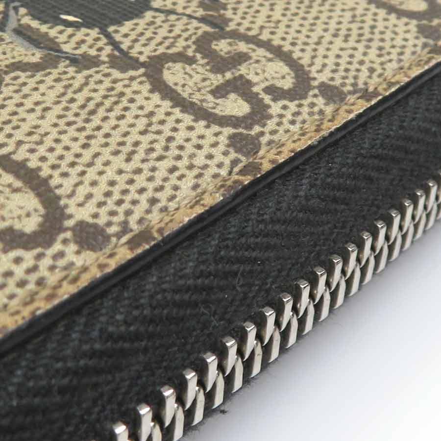 GUCCI（グッチ） ラウンドファスナー長財布 Bee GGスプリーム
