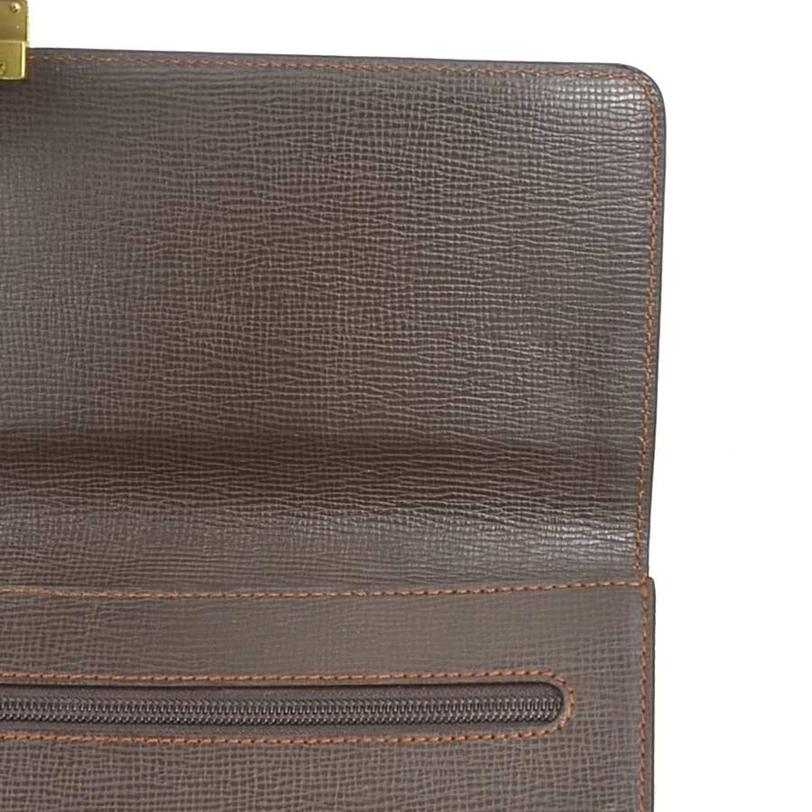 LOEWE（ロエベ） クラッチバッグ 書類ケース アナグラム レザー ダーク