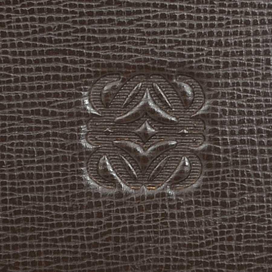 LOEWE（ロエベ） クラッチバッグ 書類ケース アナグラム レザー ダーク