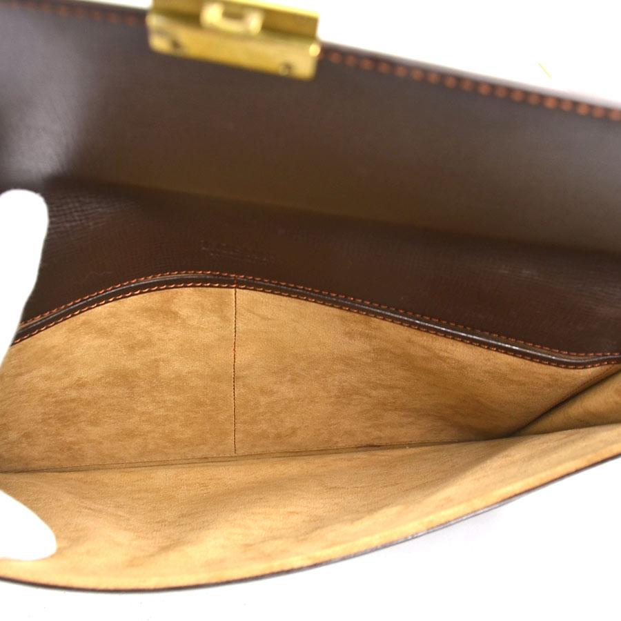 LOEWE（ロエベ） クラッチバッグ 書類ケース アナグラム レザー ダーク