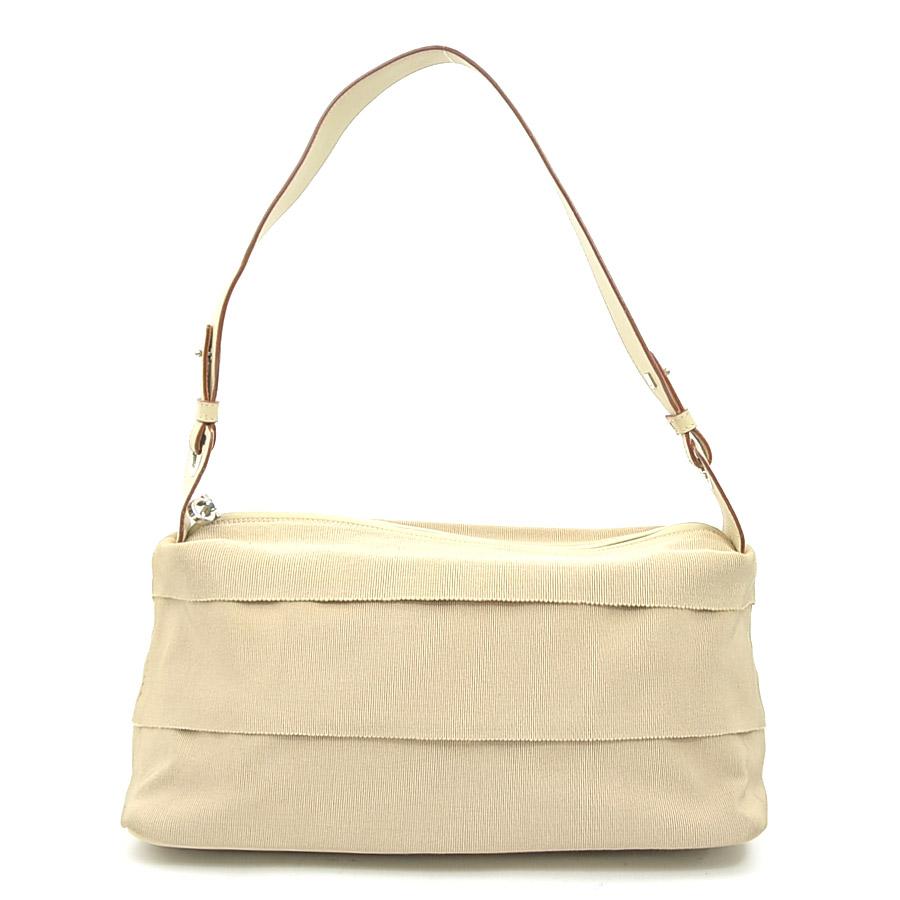 FERRAGAMO/SalvatoreFerragamo(サルバトーレフェラガモ) ショルダーバッグ ガンチーニ ベージュ×グレー×ブラウン レザー Salvatore Ferragamo - FERRAGAMO/SalvatoreFerragamo(サルバトーレ