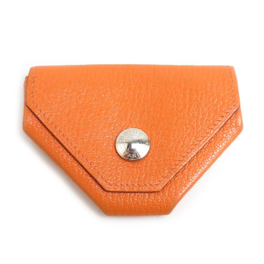 HERMES（エルメス） コインケース ル ヴァンキャトル レザー オレンジ