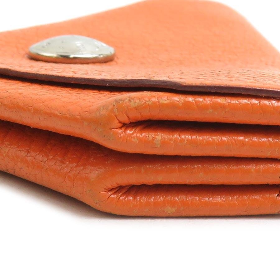HERMES（エルメス） コインケース ル ヴァンキャトル レザー オレンジ