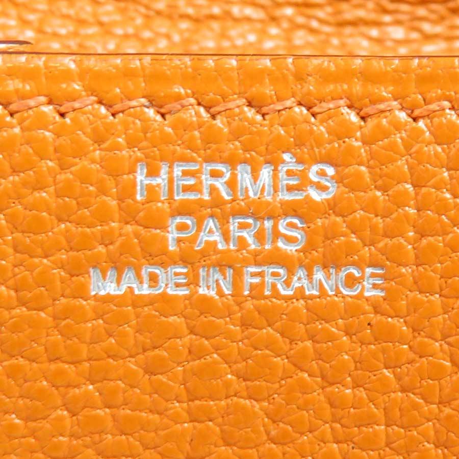 HERMES（エルメス） コインケース ル ヴァンキャトル レザー オレンジ