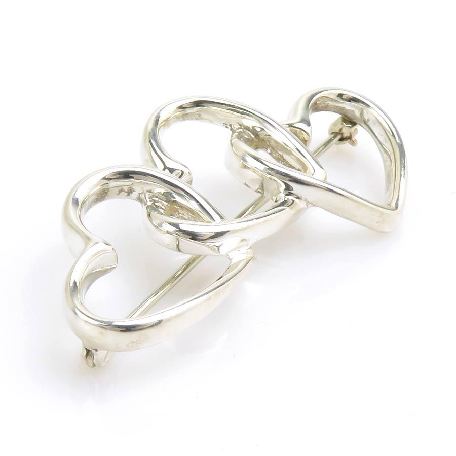 TIFFANY&Co.（ティファニー） ブローチ トリプルハート シルバー925