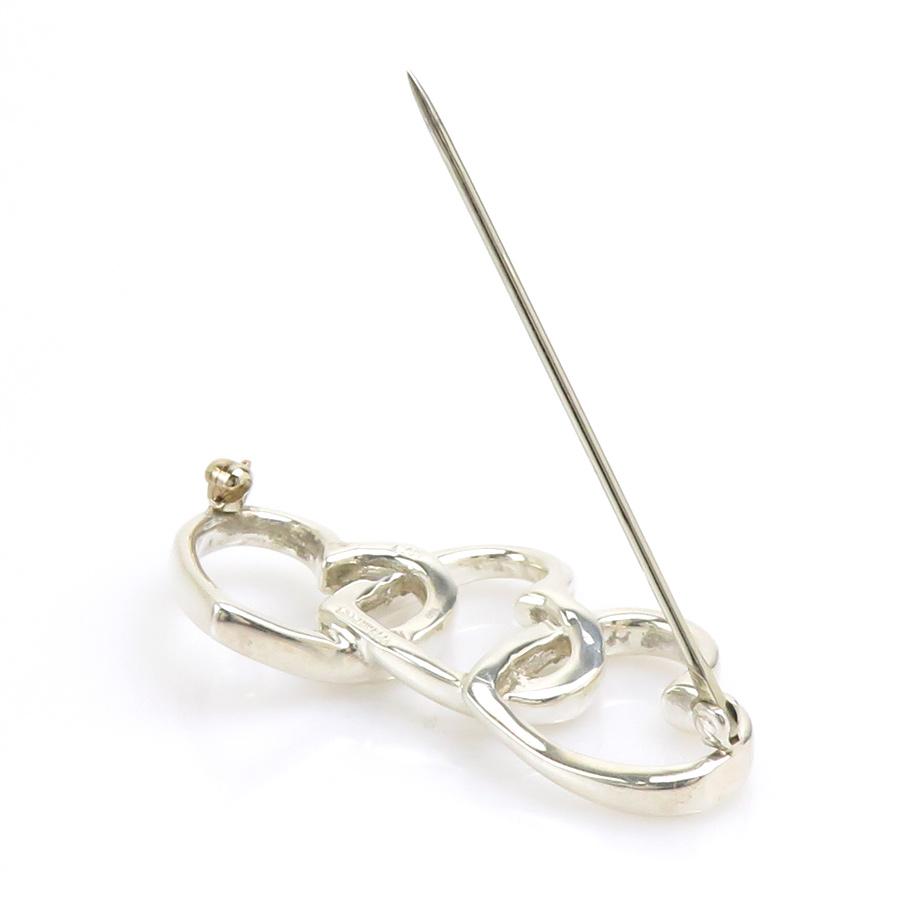 TIFFANY&Co.（ティファニー） ブローチ トリプルハート シルバー925