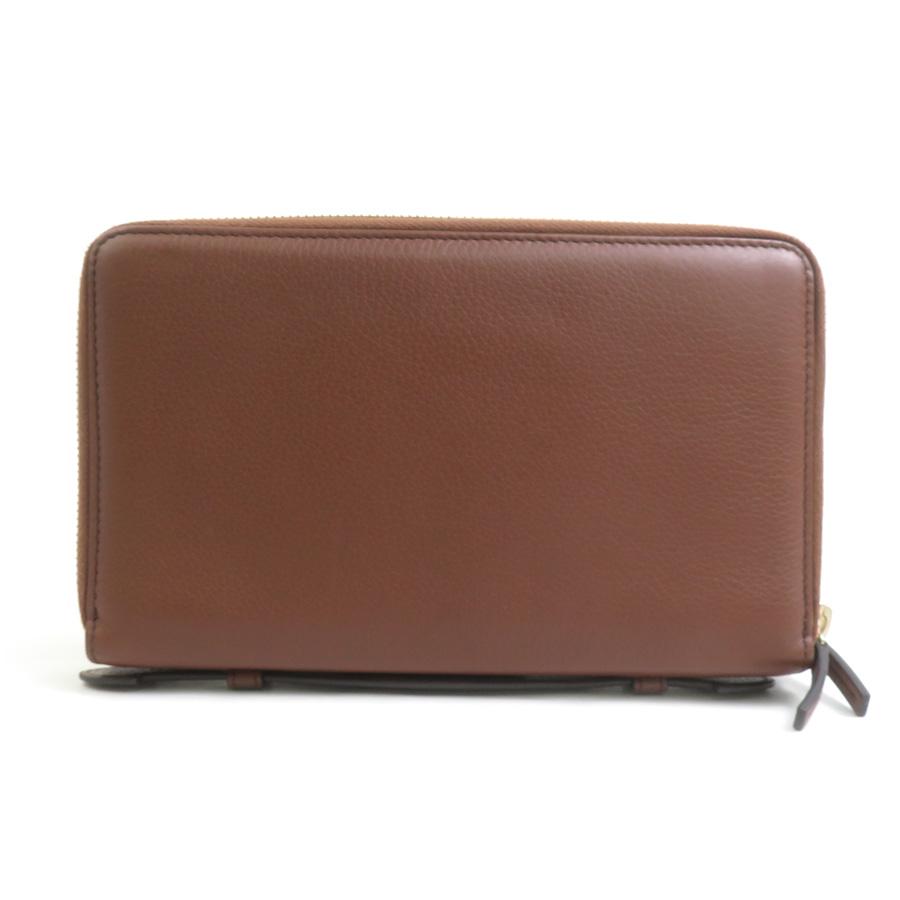 GUCCI（グッチ） オーガナイザー 財布 レザー ブラウン : ブランド