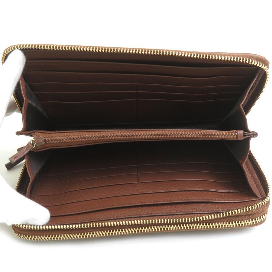 GUCCI（グッチ） オーガナイザー 財布 レザー ブラウン : ブランド