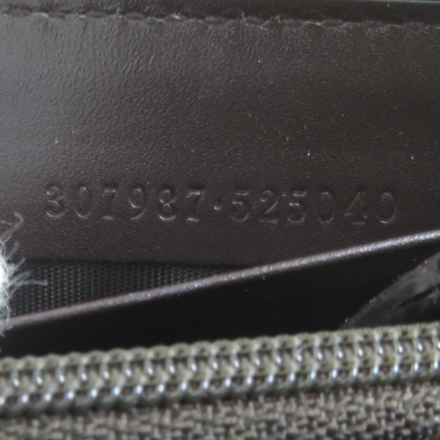 GUCCI（グッチ） ラウンドファスナー長財布 グッチシマ レザー ダーク