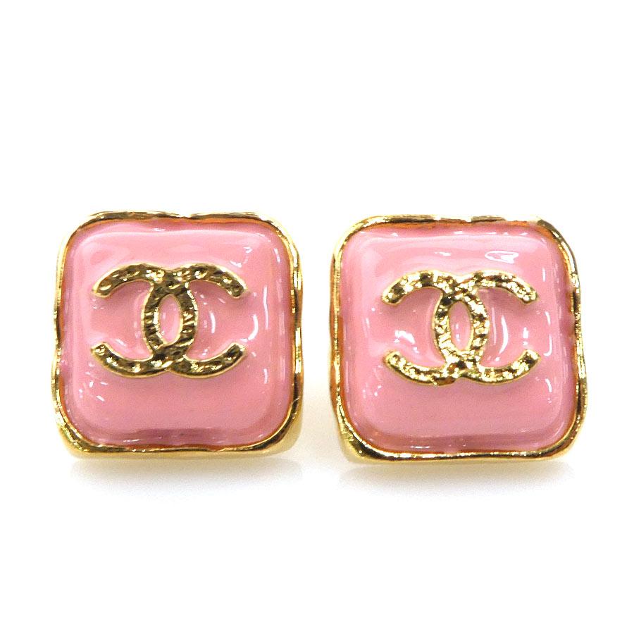 CHANEL（シャネル） ピアス ココマーク メタル/エナメル ゴールド
