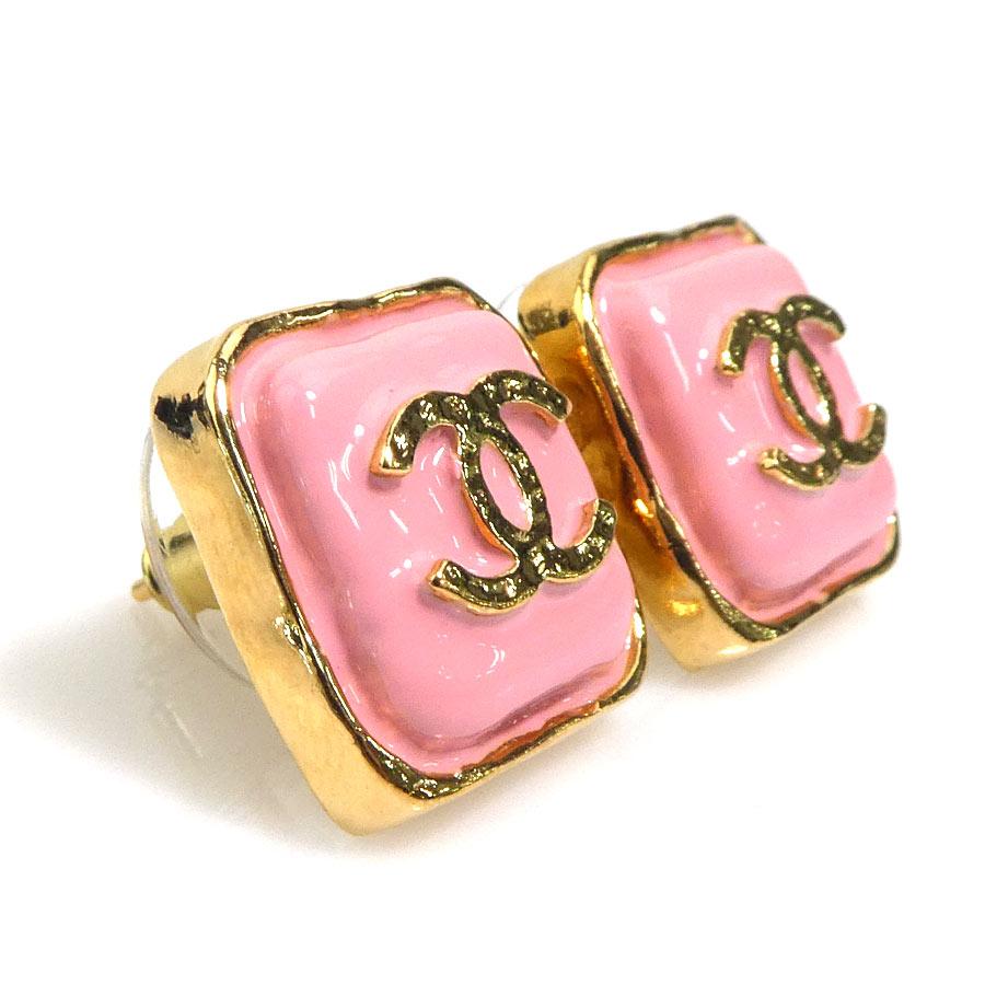 CHANEL（シャネル） ピアス ココマーク メタル/エナメル ゴールド