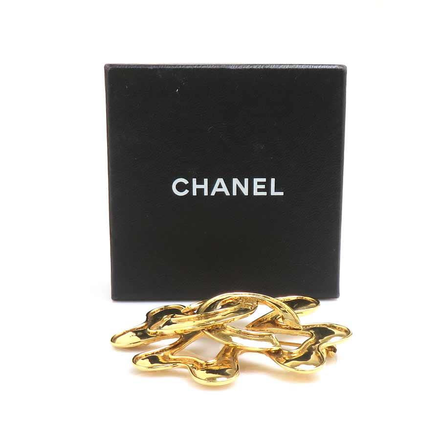 CHANEL（シャネル） ブローチ ココマーク メタル ゴールド : ブランド