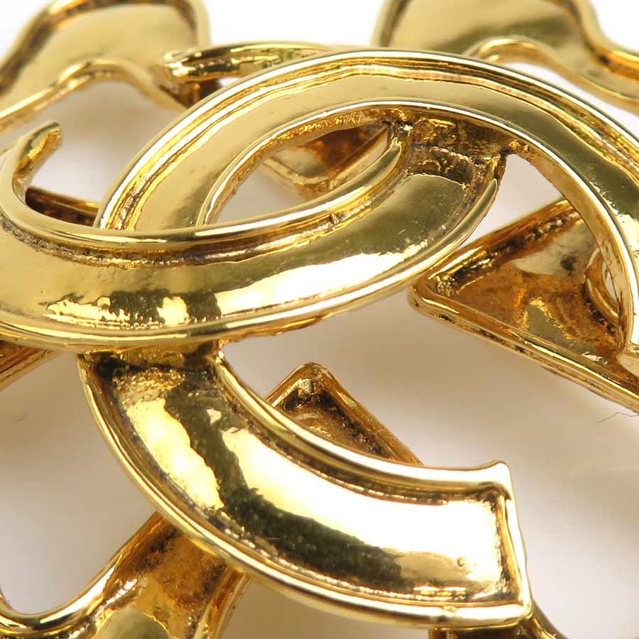 CHANEL（シャネル） ブローチ ココマーク メタル ゴールド : ブランド