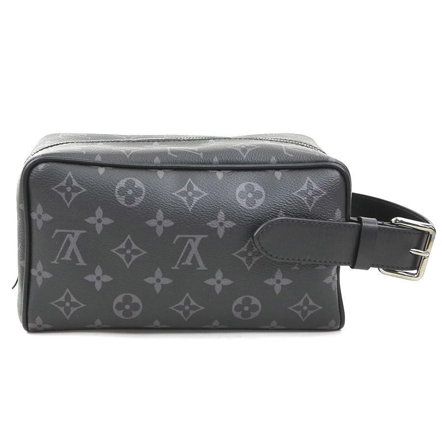 LOUIS VUITTON ポーチ エクリプス ロッカー ドップキット AB 黒 LOUIS VUITTON（ルイ・ヴィトン） ルイ ヴィトン クラッチバッグ