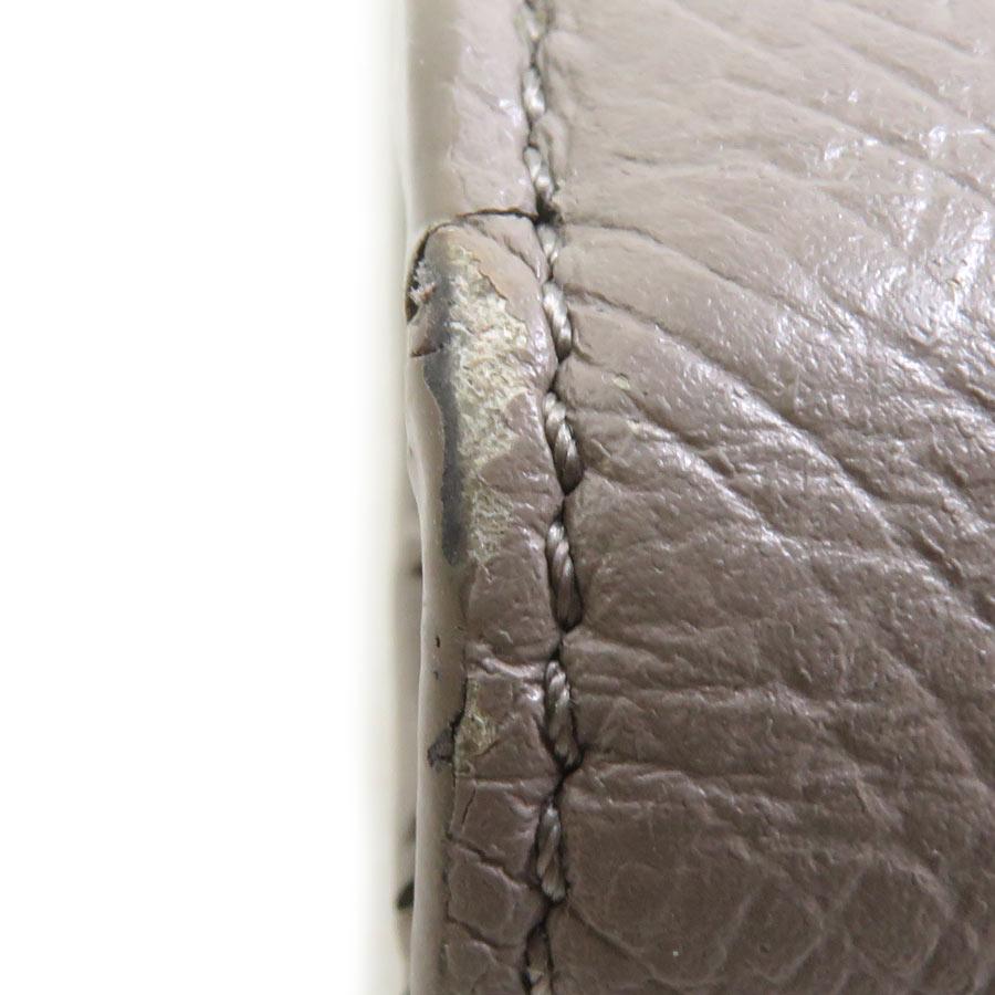 CELINE（セリーヌ） 三つ折り財布 レザー グレージュ : ブランド