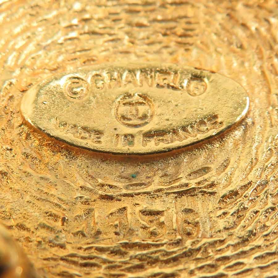 【美品】CHANEL シャネル　ブローチ　ゴールド CHANEL（シャネル） ブローチ ココマーク メタル ゴールド : ブランド
