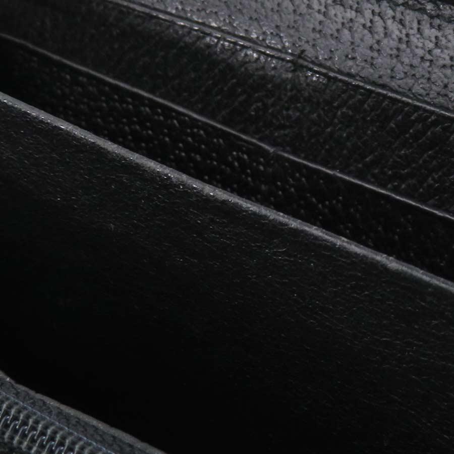 GUCCI（グッチ） ラウンドファスナー長財布 GGキャンバス ブラック