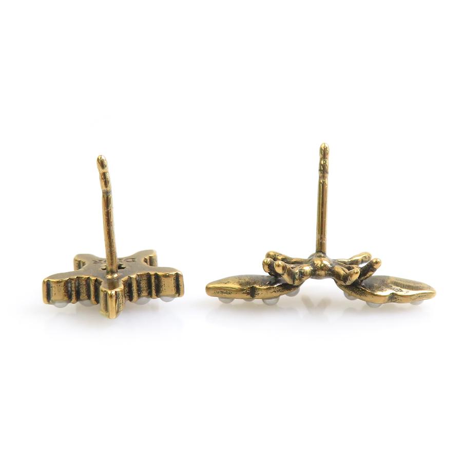 クリスチャンディオール Christian Dior ピアス JA DIOR Bee メタル