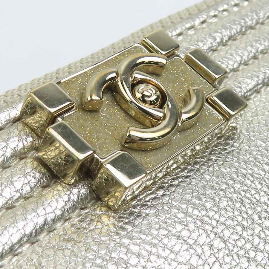 CHANEL（シャネル） 長財布 財布 ボーイシャネル レザー ブラック
