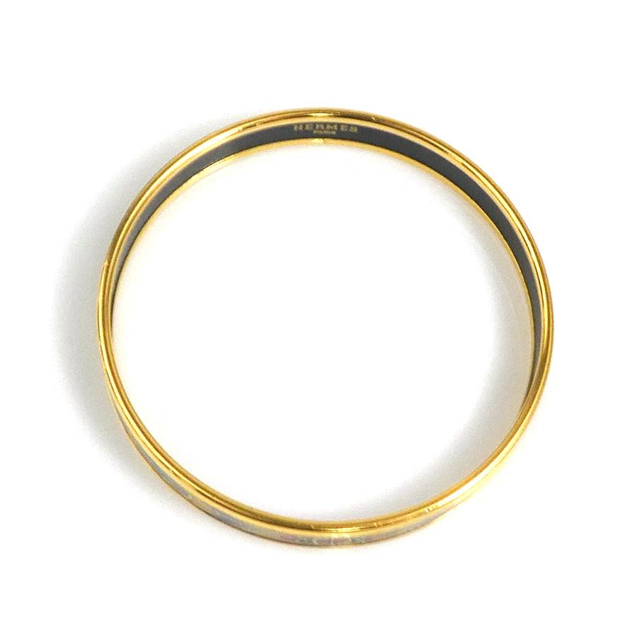 極美品♥️エルメス HERMESバングルGM エマイユメタル⭕️５日削除⭕️最終値下‼️ 極美品♥️エルメス HERMESバングルGM エマイユメタル⭕️5日削除
